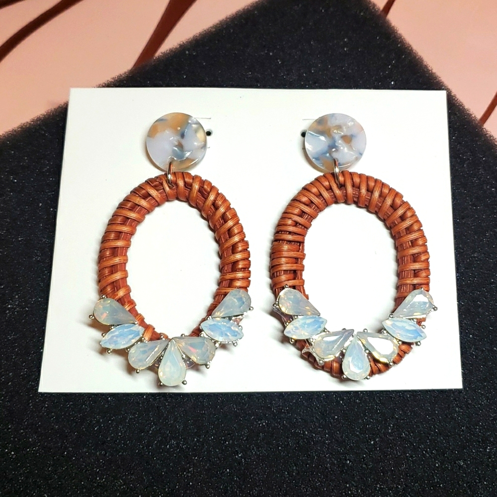 Beaded hoops
